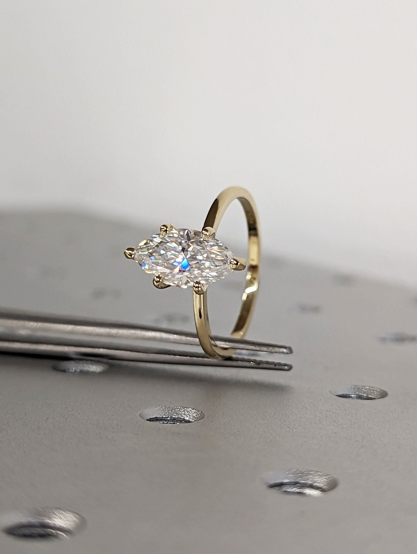 Asscher Three Stones Engagement Ring – 5.75 CT Moissanite Diamond