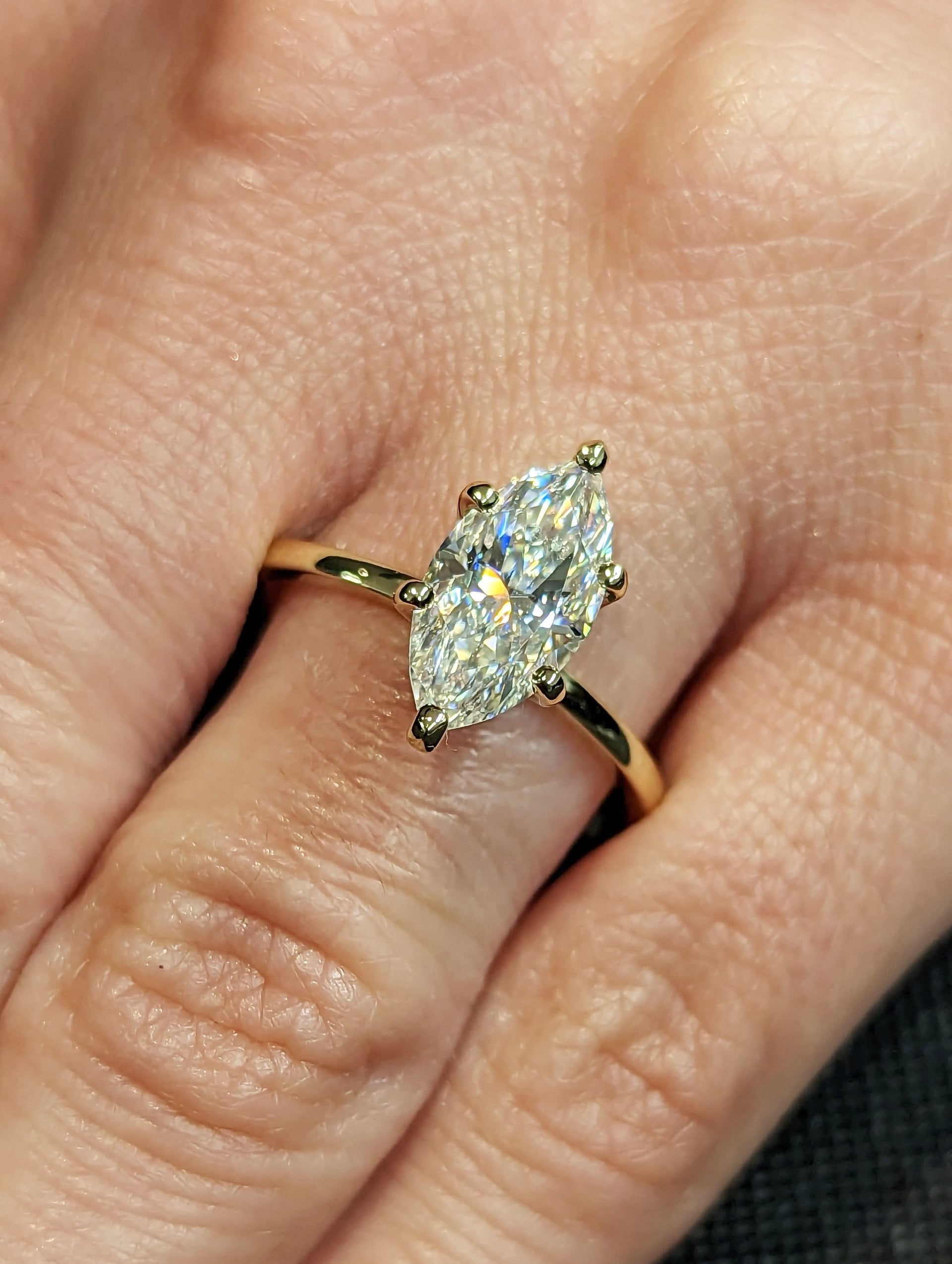 Asscher Three Stones Engagement Ring – 5.75 CT Moissanite Diamond