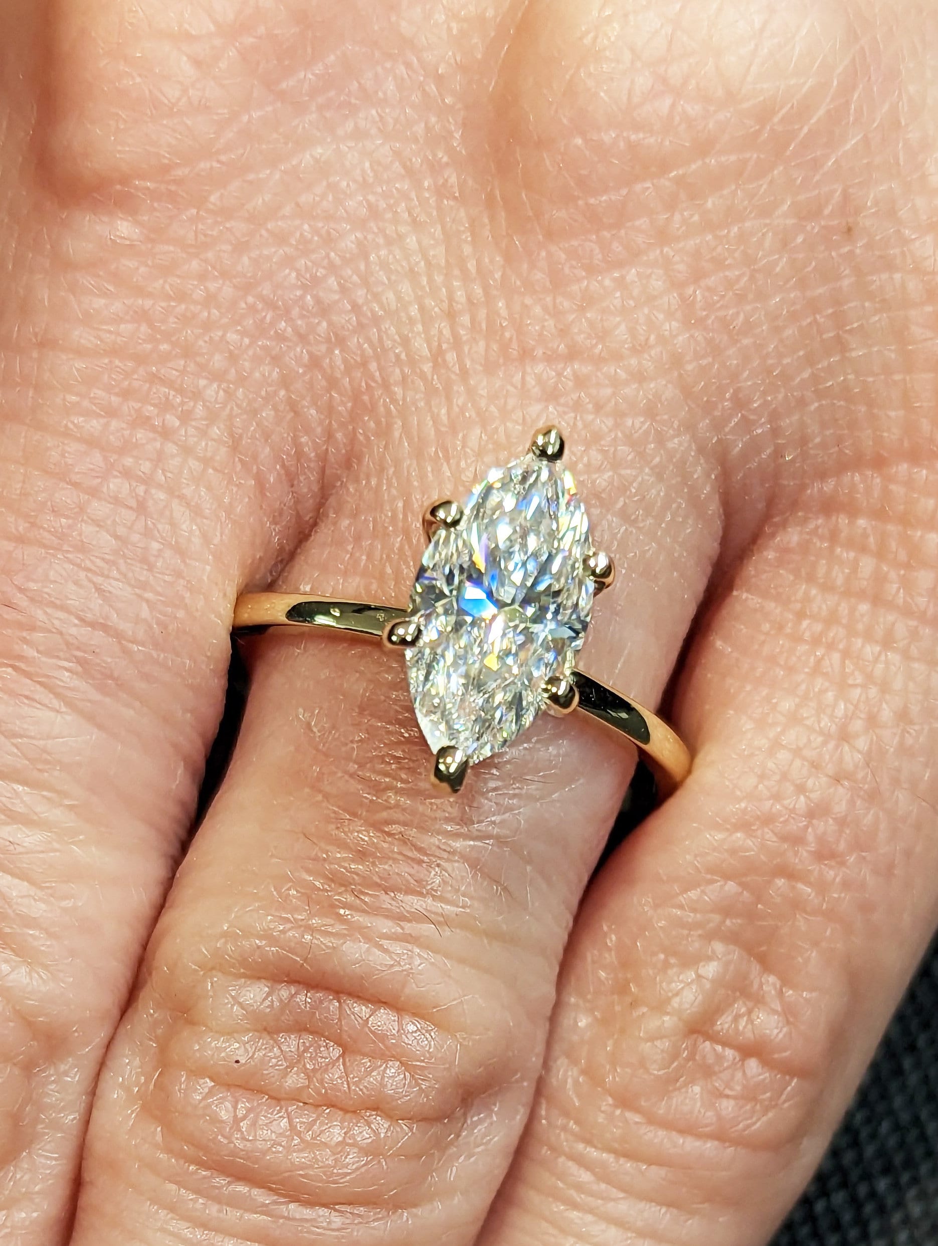 Asscher Three Stones Engagement Ring – 5.75 CT Moissanite Diamond