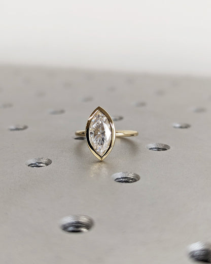 Asscher Three Stones Engagement Ring – 5.75 CT Moissanite Diamond
