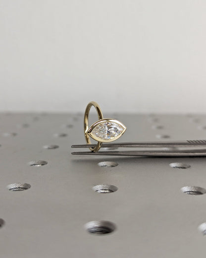 Asscher Three Stones Engagement Ring – 5.75 CT Moissanite Diamond