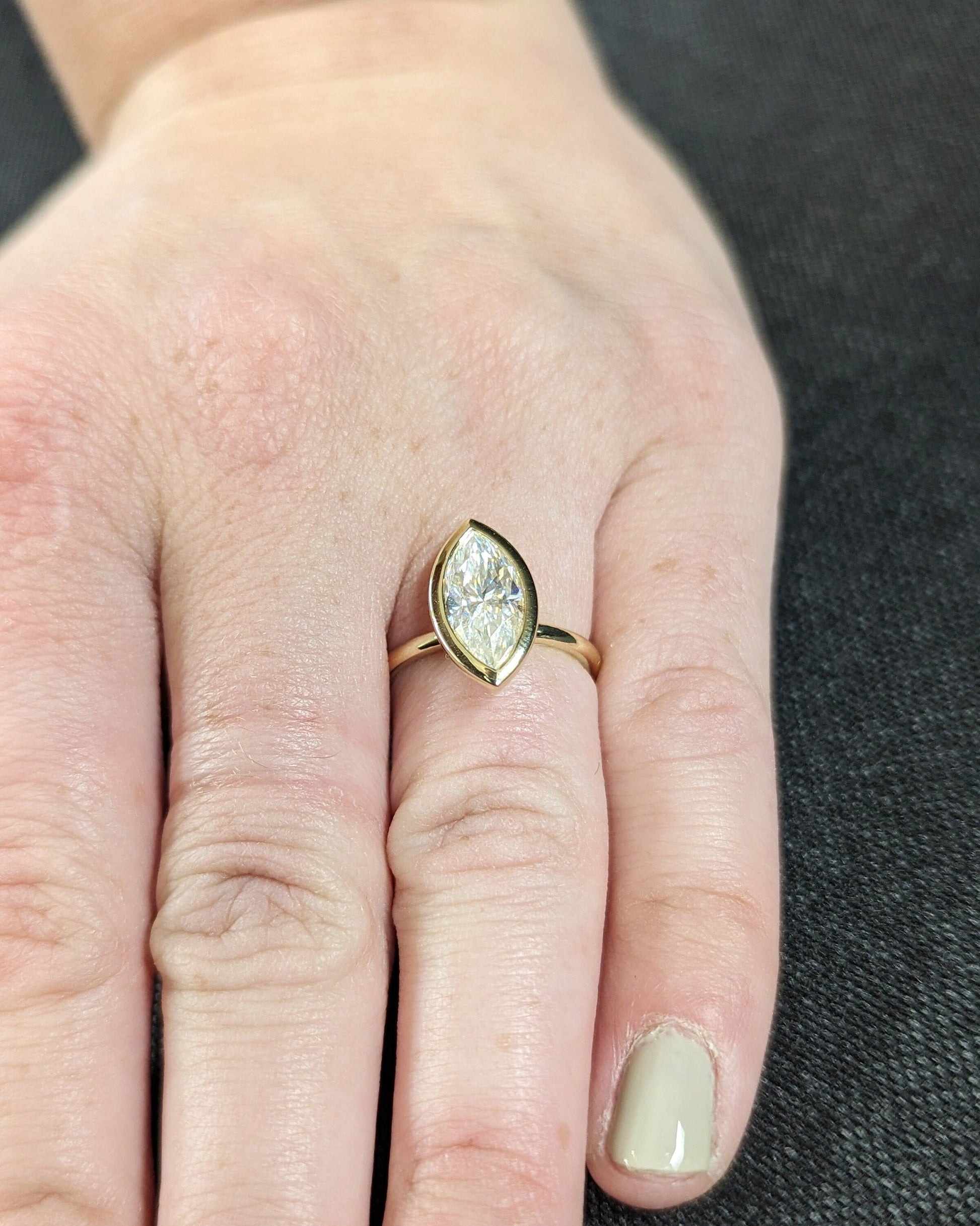 Asscher Three Stones Engagement Ring – 5.75 CT Moissanite Diamond