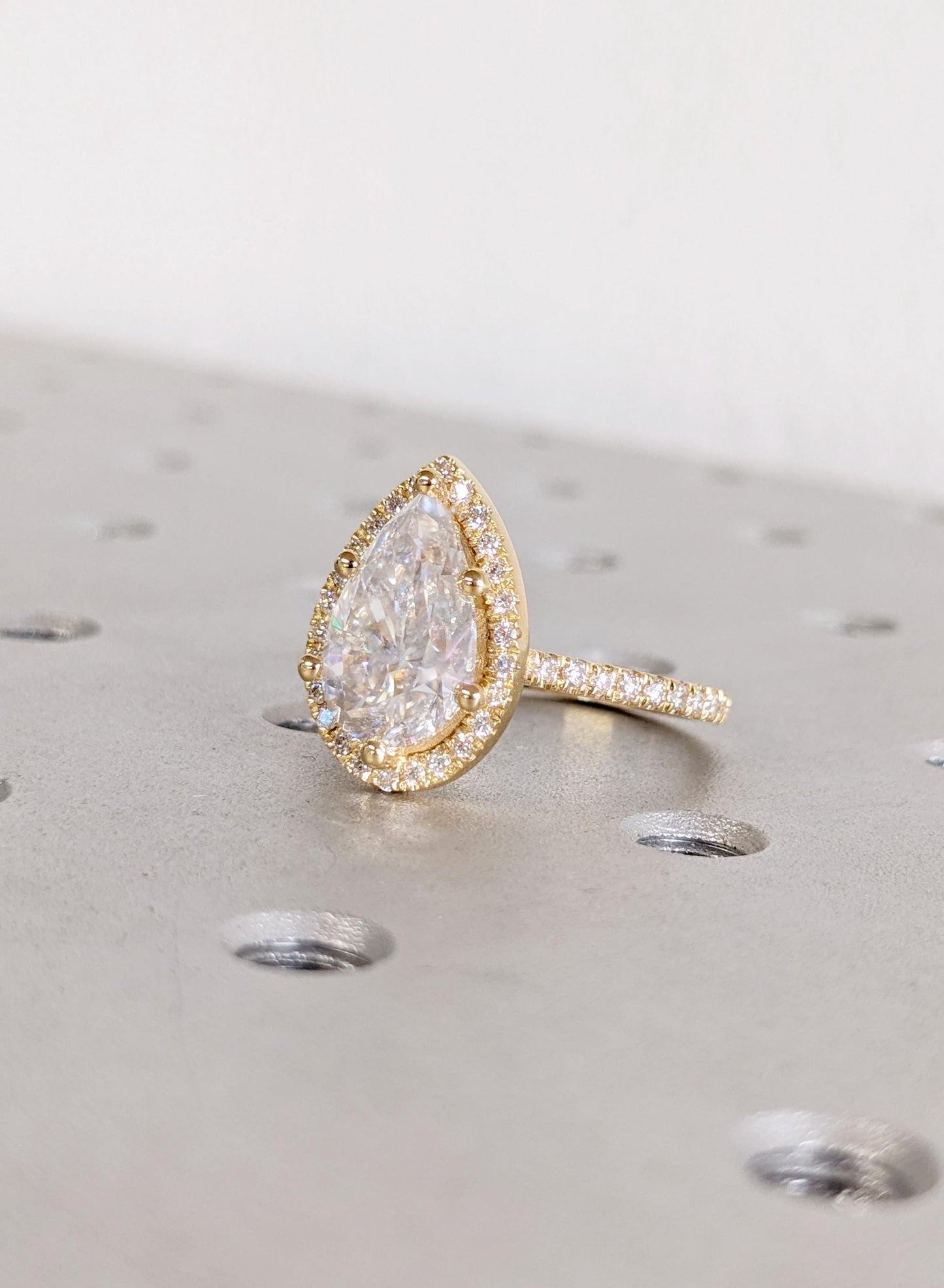 Asscher Three Stones Engagement Ring – 5.75 CT Moissanite Diamond