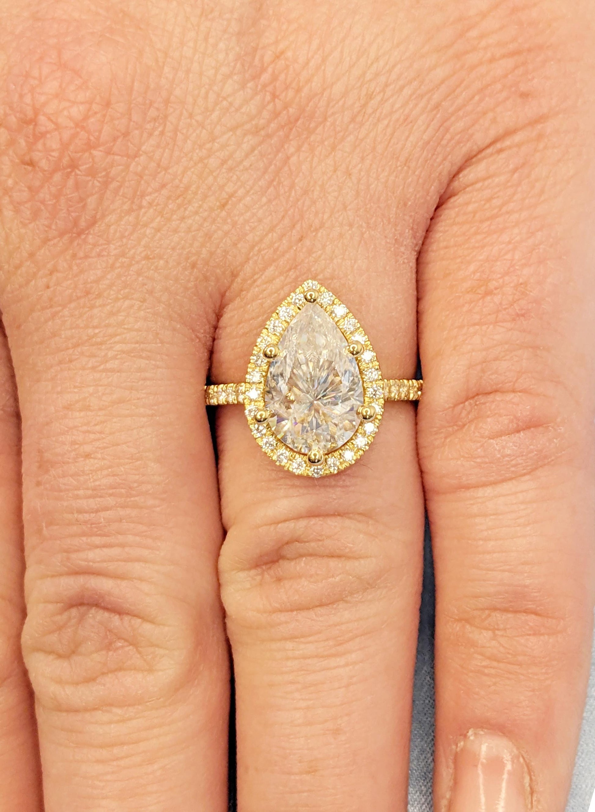 Asscher Three Stones Engagement Ring – 5.75 CT Moissanite Diamond