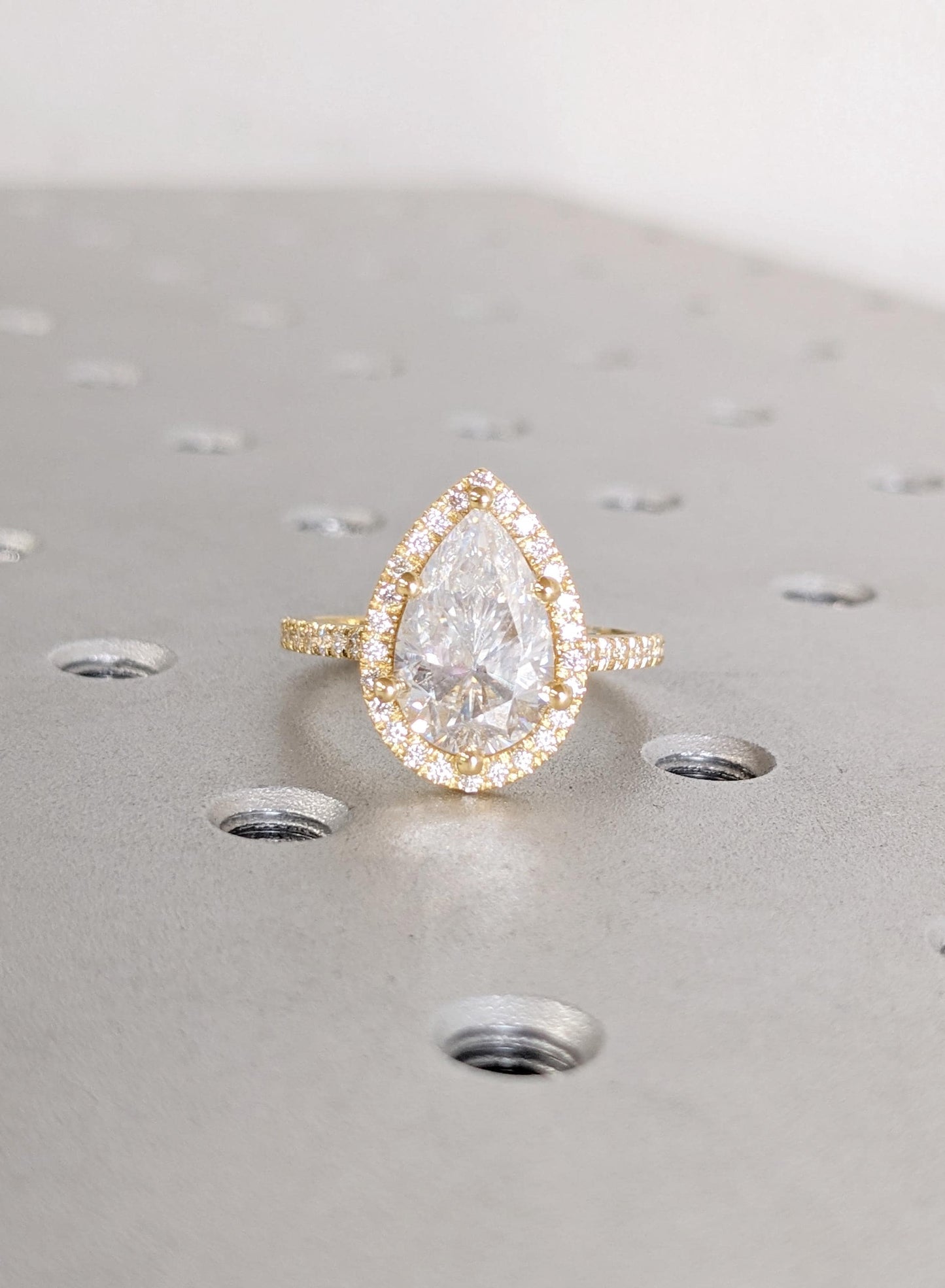 Asscher Three Stones Engagement Ring – 5.75 CT Moissanite Diamond