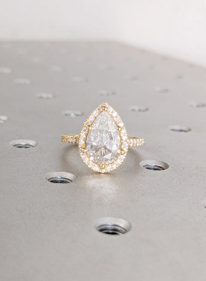 Asscher Three Stones Engagement Ring – 5.75 CT Moissanite Diamond