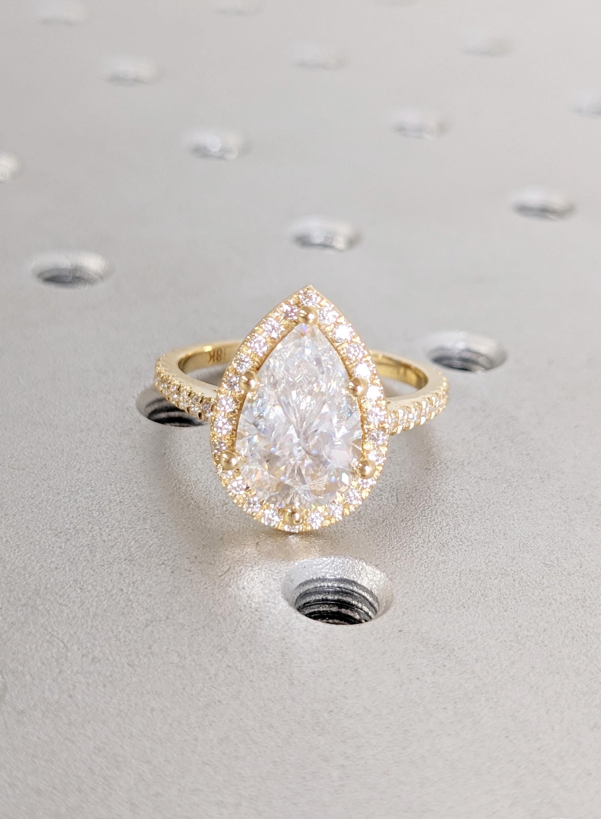 Asscher Three Stones Engagement Ring – 5.75 CT Moissanite Diamond