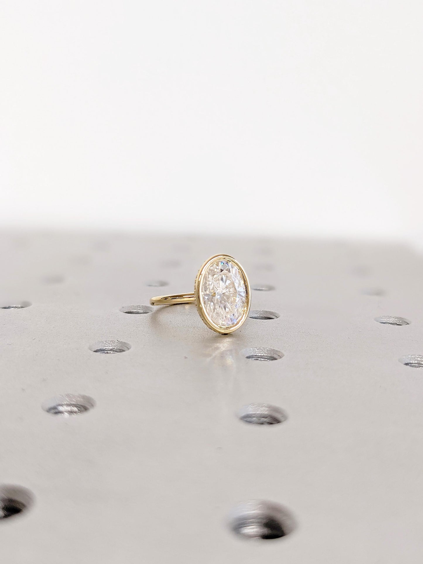 Asscher Three Stones Engagement Ring – 5.75 CT Moissanite Diamond