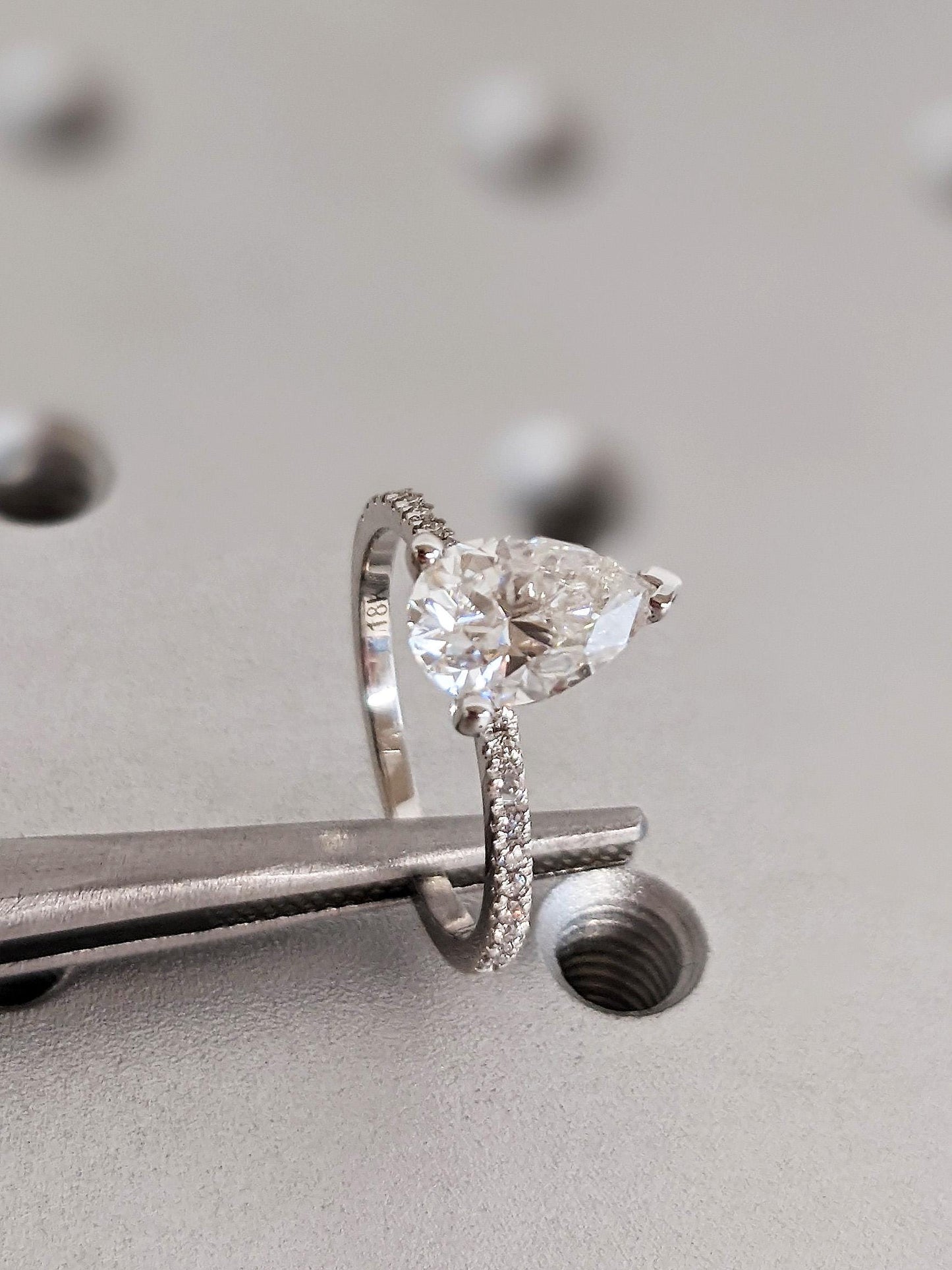 Asscher Three Stones Engagement Ring – 5.75 CT Moissanite Diamond