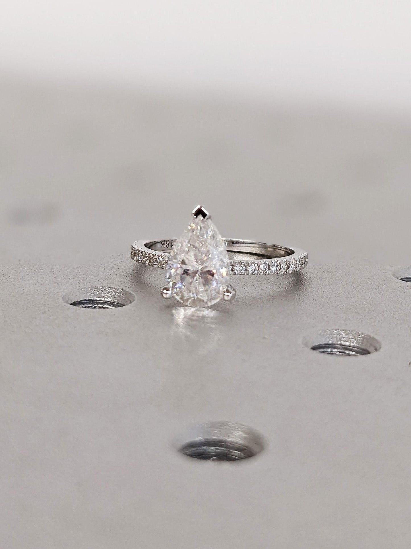 Asscher Three Stones Engagement Ring – 5.75 CT Moissanite Diamond