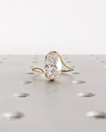 Asscher Three Stones Engagement Ring – 5.75 CT Moissanite Diamond