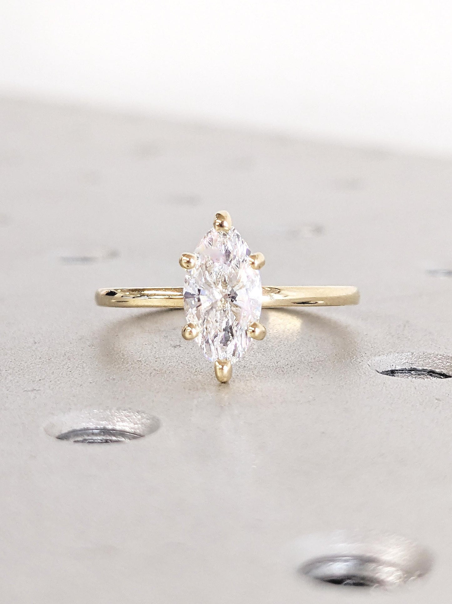 Asscher Three Stones Engagement Ring – 5.75 CT Moissanite Diamond