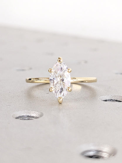 Asscher Three Stones Engagement Ring – 5.75 CT Moissanite Diamond