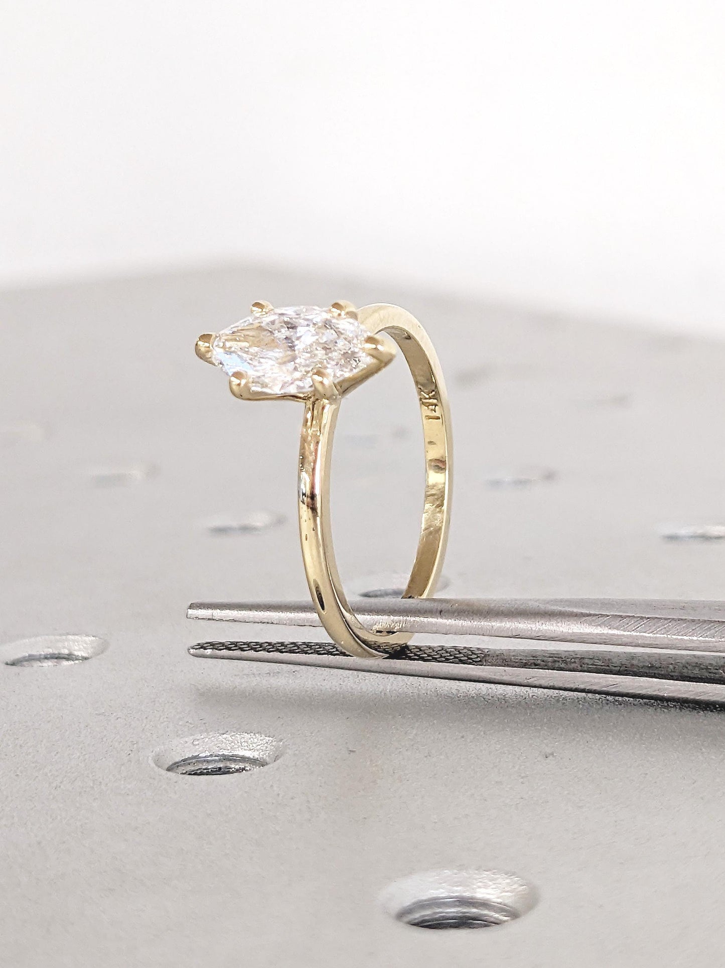 Asscher Three Stones Engagement Ring – 5.75 CT Moissanite Diamond
