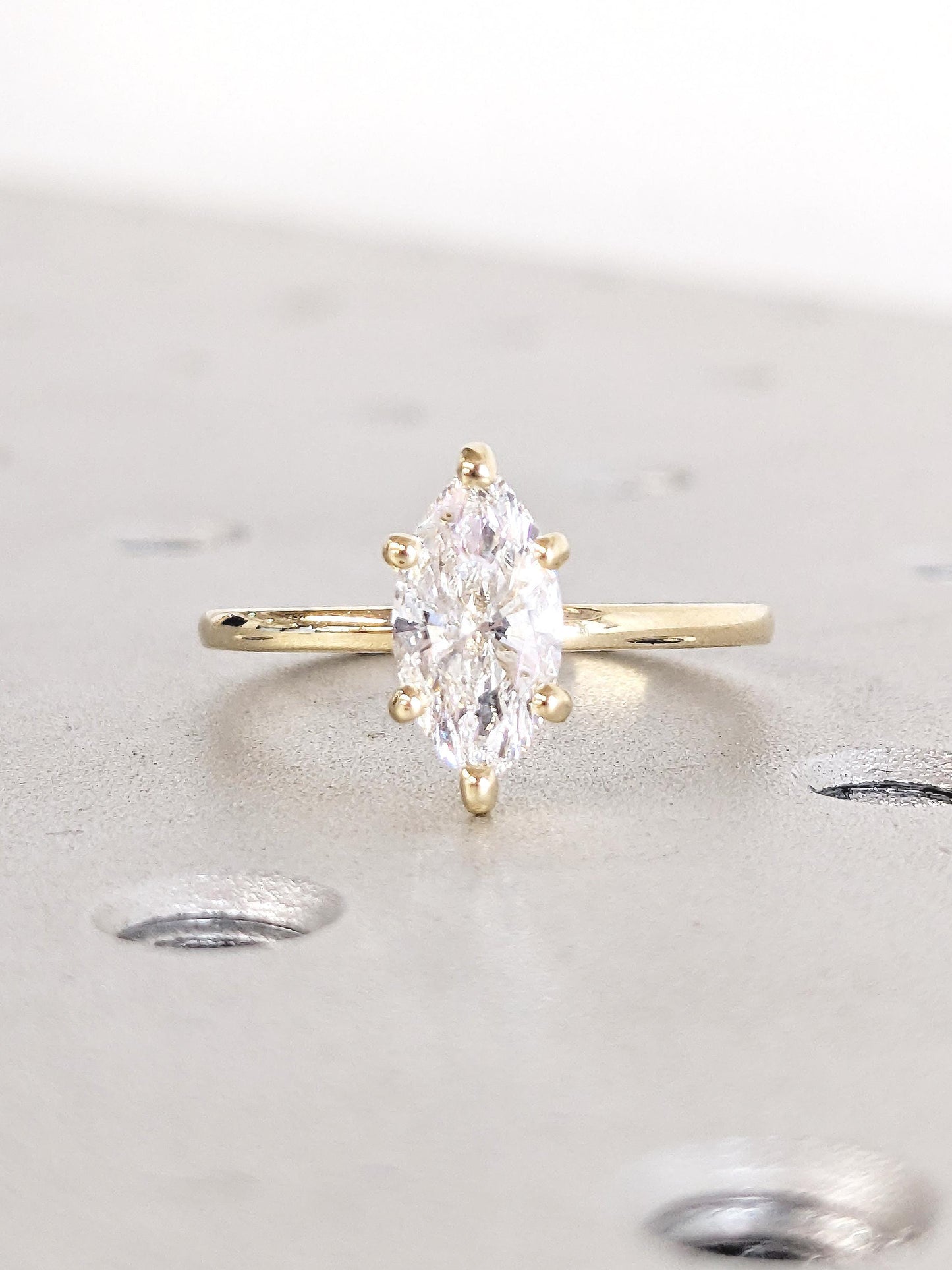 Asscher Three Stones Engagement Ring – 5.75 CT Moissanite Diamond
