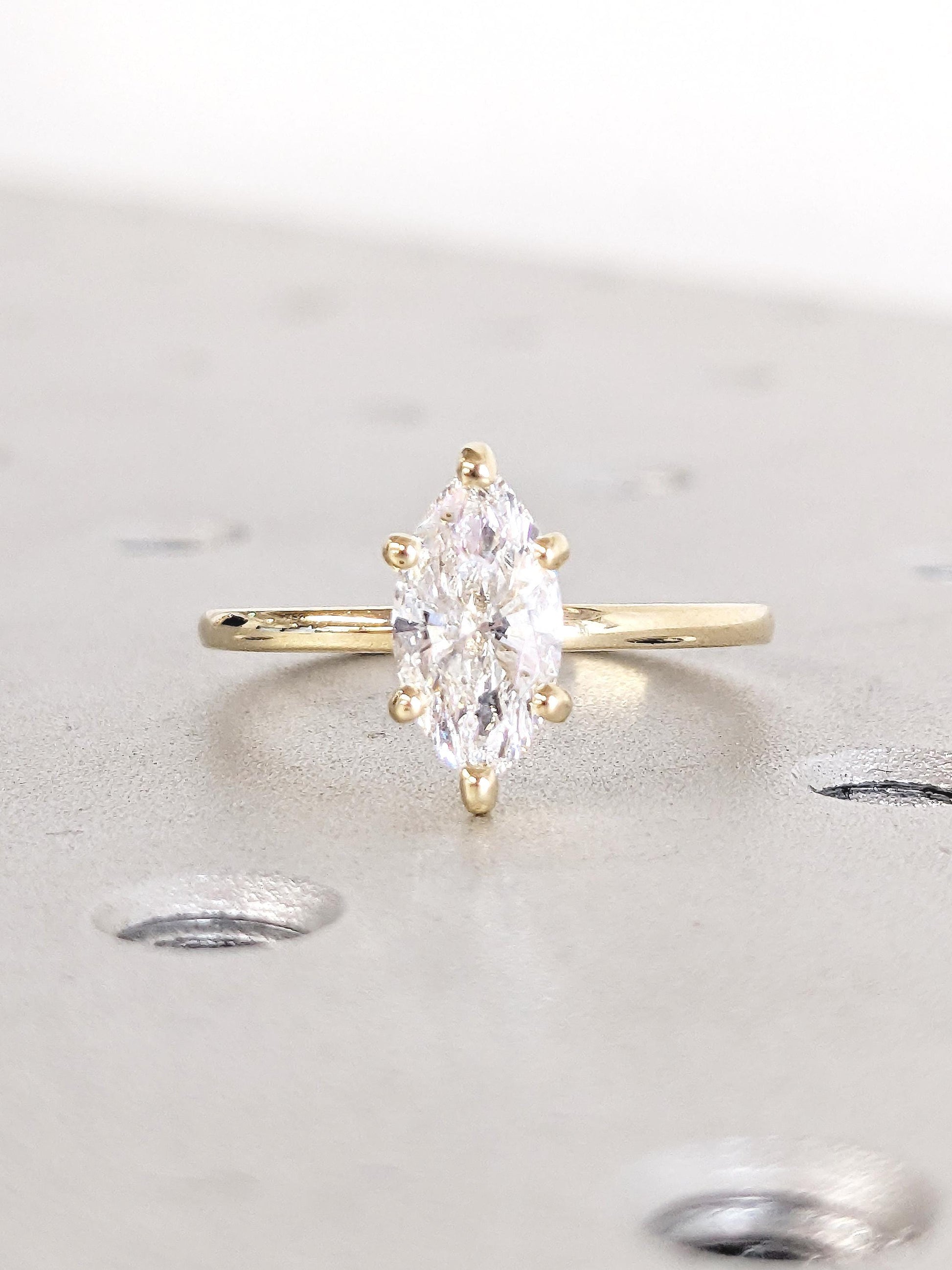 Asscher Three Stones Engagement Ring – 5.75 CT Moissanite Diamond