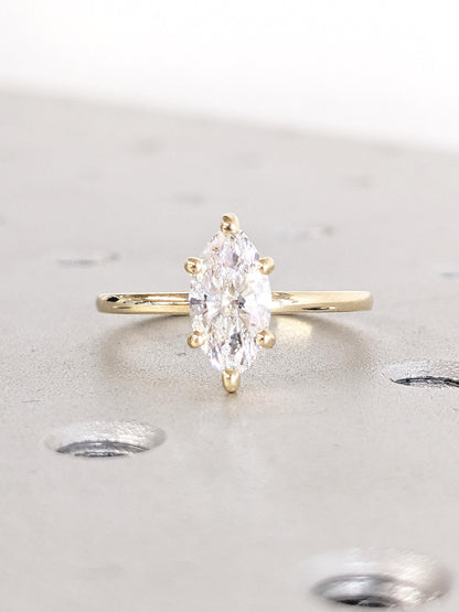 Asscher Three Stones Engagement Ring – 5.75 CT Moissanite Diamond