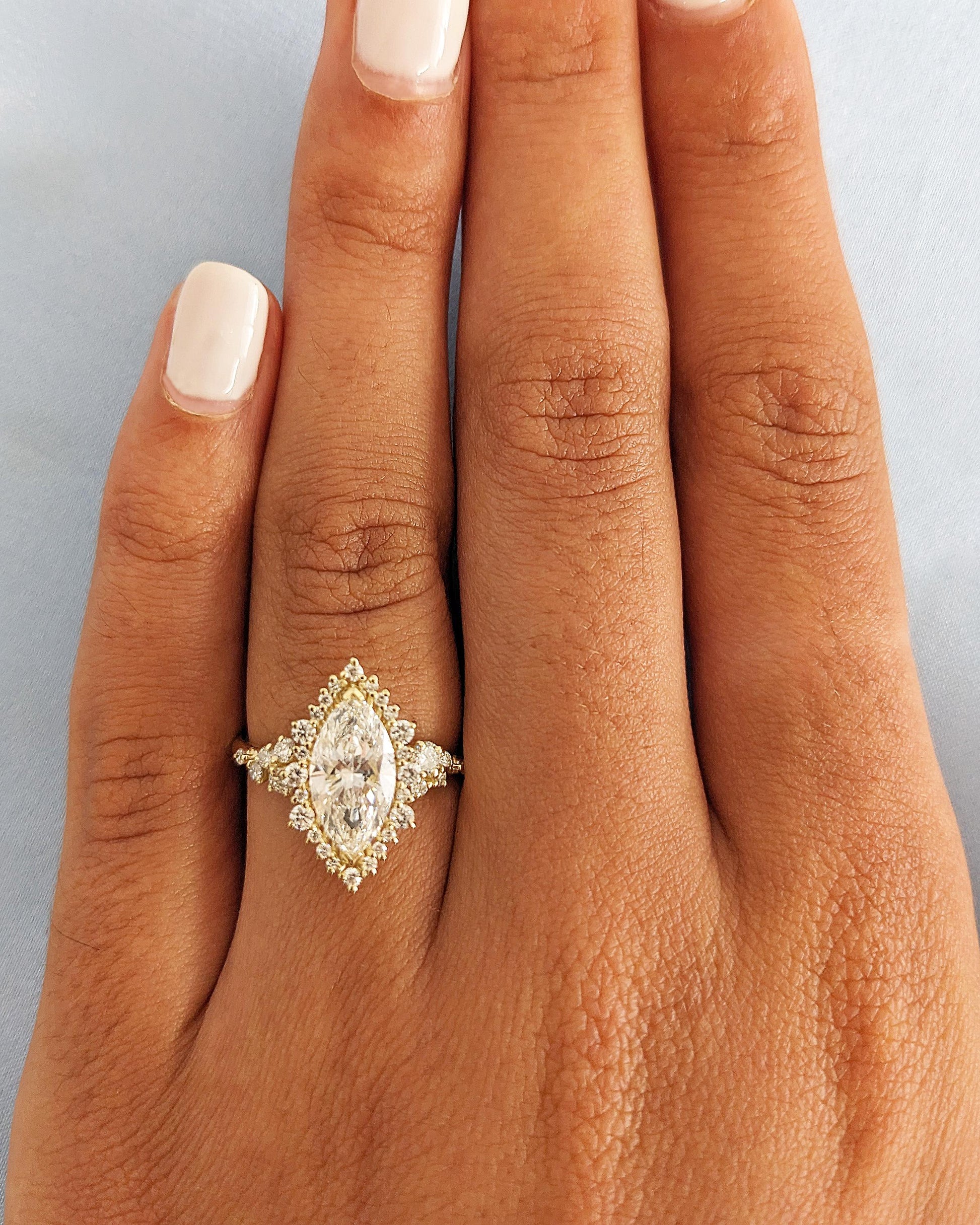 Asscher Three Stones Engagement Ring – 5.75 CT Moissanite Diamond