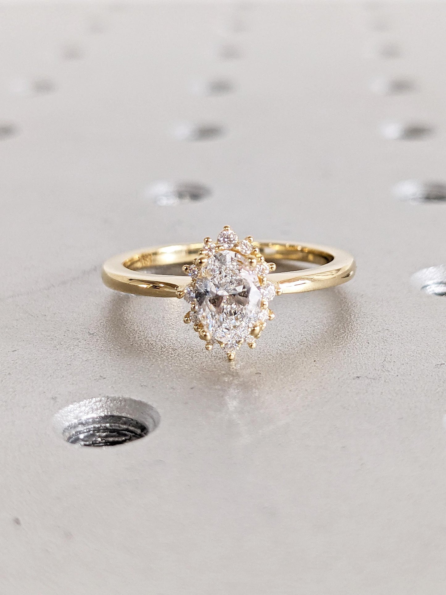 Asscher Three Stones Engagement Ring – 5.75 CT Moissanite Diamond