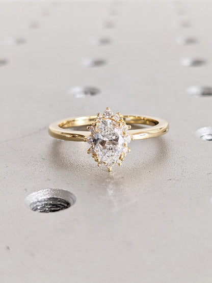 Asscher Three Stones Engagement Ring – 5.75 CT Moissanite Diamond