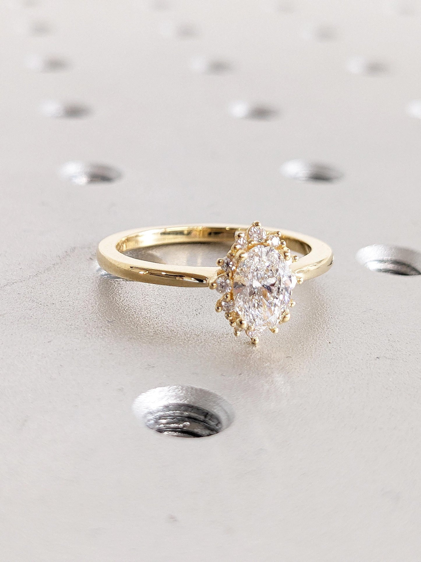 Asscher Three Stones Engagement Ring – 5.75 CT Moissanite Diamond