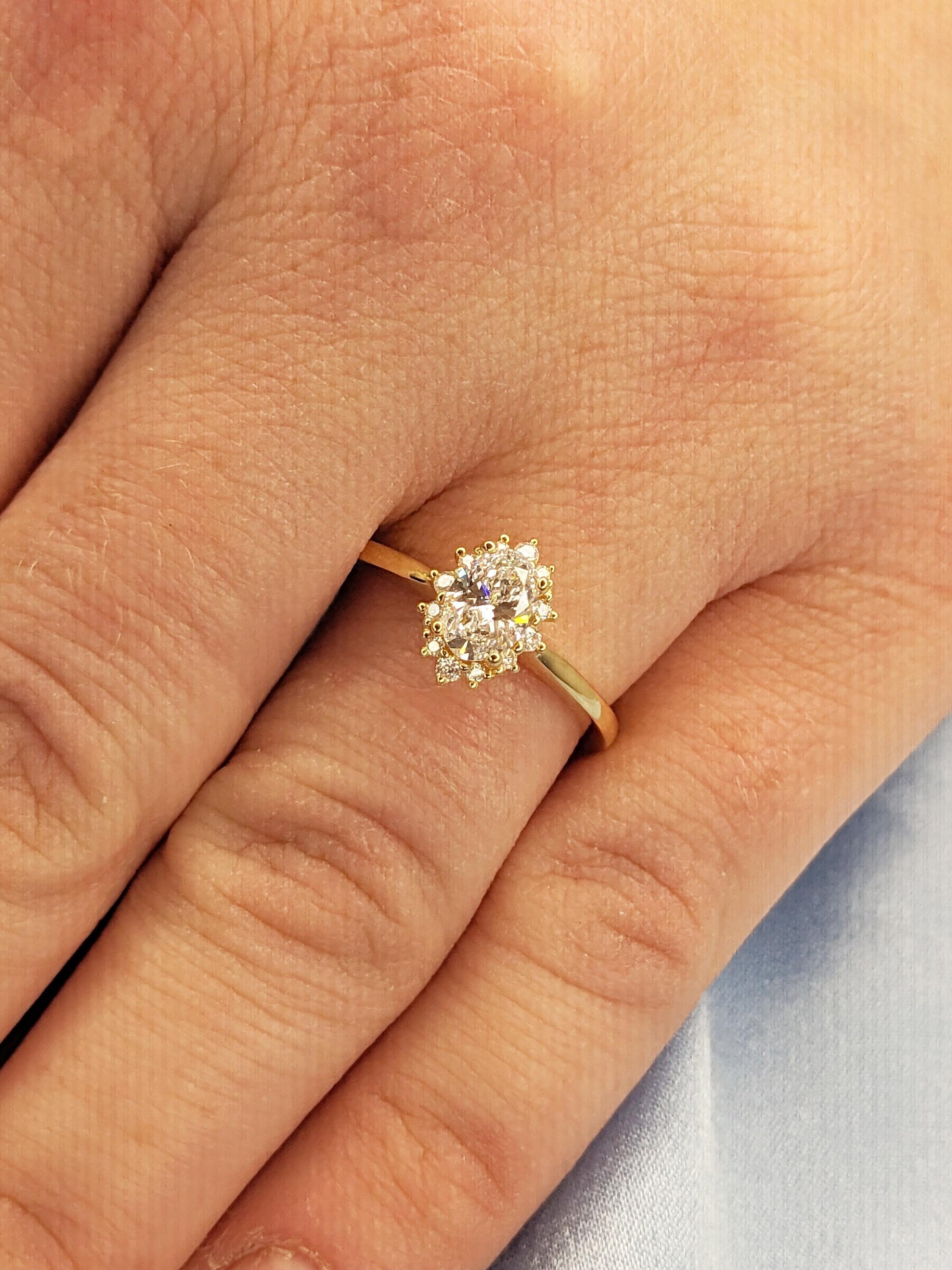 Asscher Three Stones Engagement Ring – 5.75 CT Moissanite Diamond