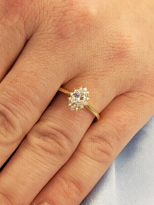 Asscher Three Stones Engagement Ring – 5.75 CT Moissanite Diamond