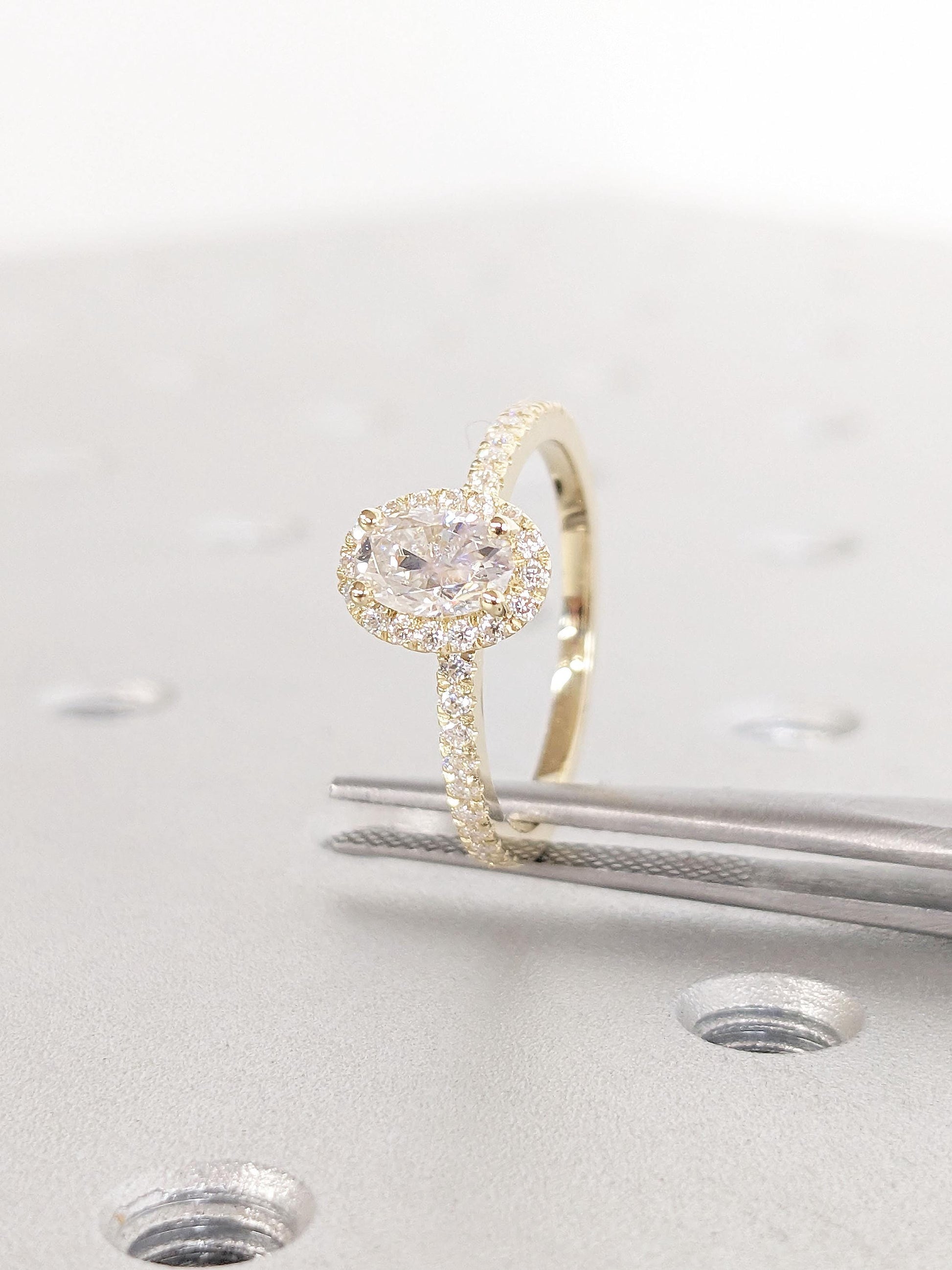 Asscher Three Stones Engagement Ring – 5.75 CT Moissanite Diamond