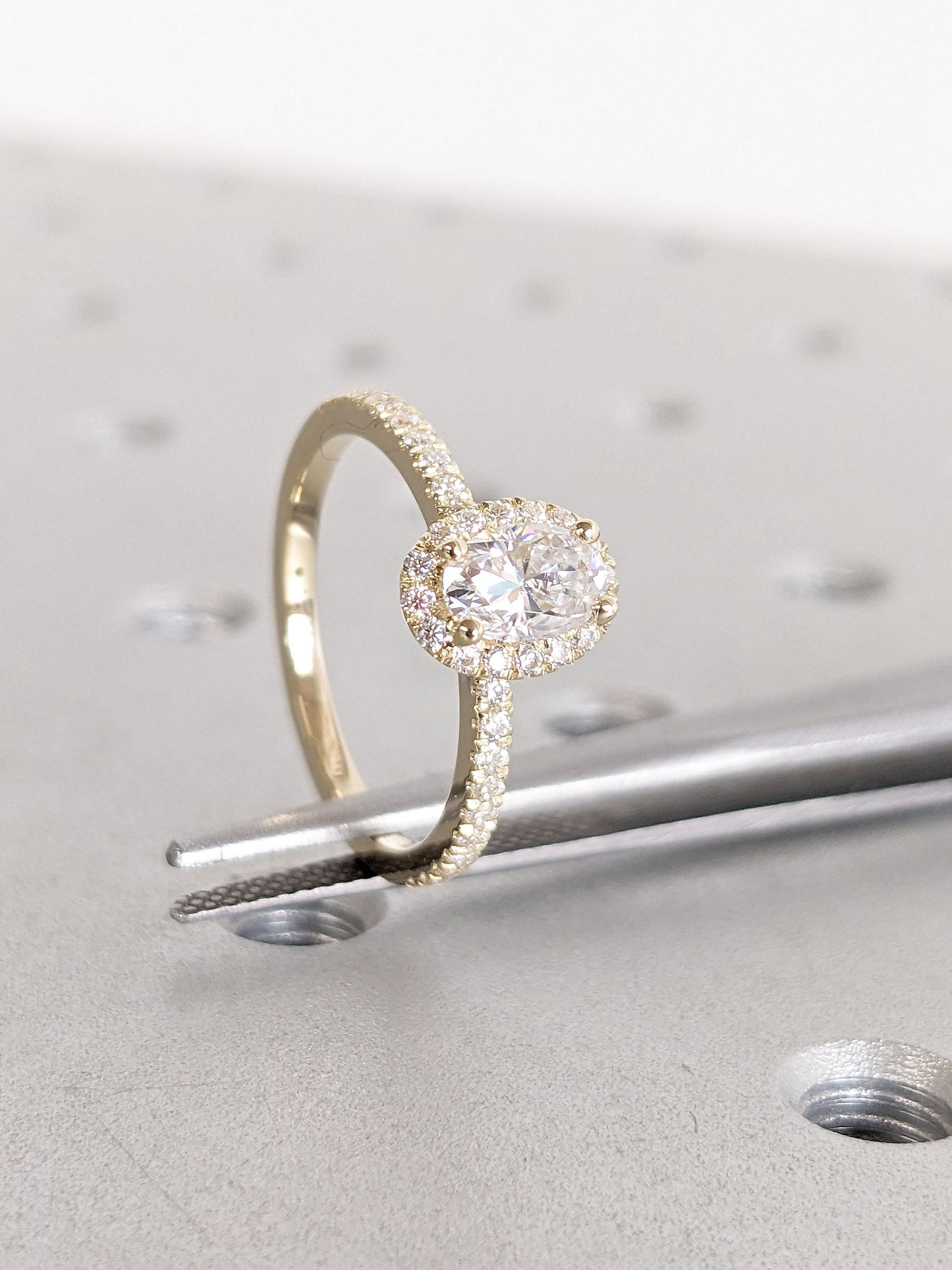 Asscher Three Stones Engagement Ring – 5.75 CT Moissanite Diamond
