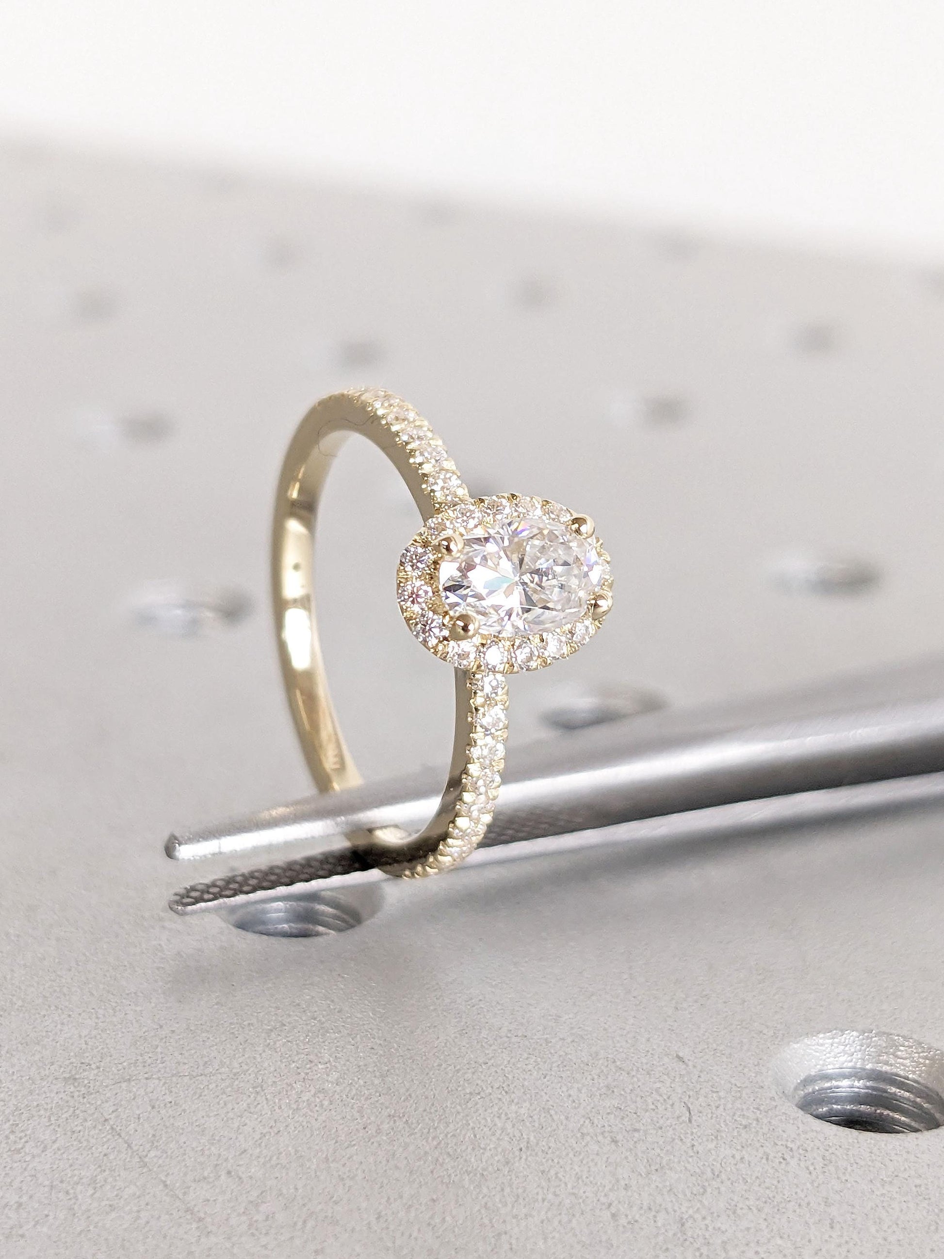 Asscher Three Stones Engagement Ring – 5.75 CT Moissanite Diamond
