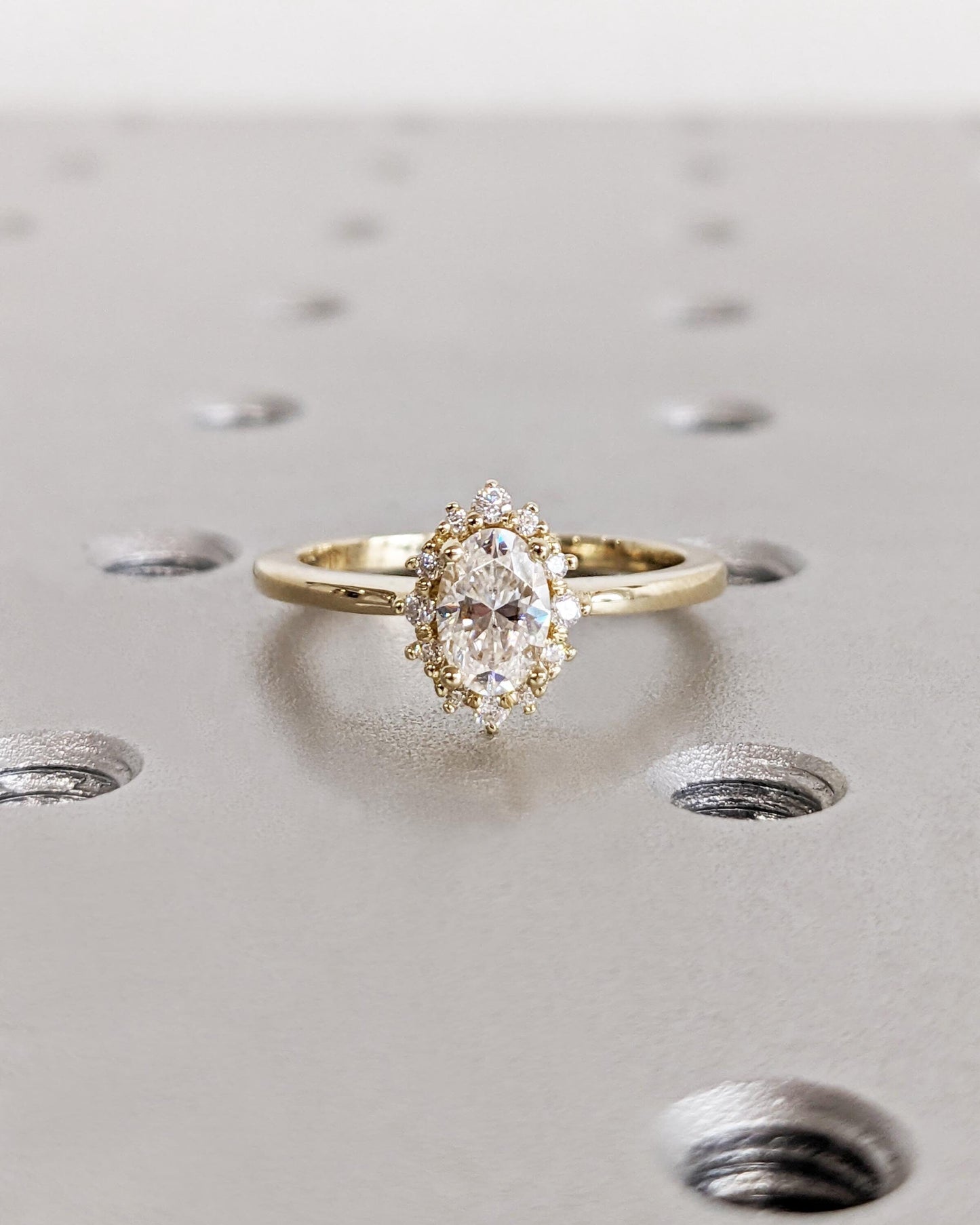 Asscher Three Stones Engagement Ring – 5.75 CT Moissanite Diamond