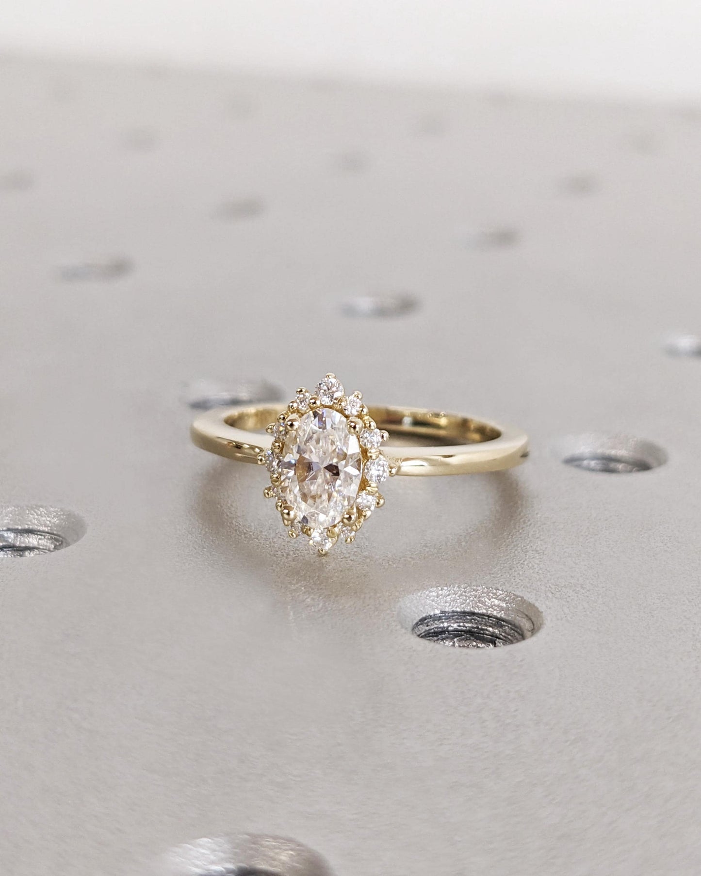 Asscher Three Stones Engagement Ring – 5.75 CT Moissanite Diamond