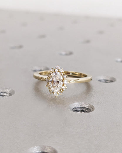 Asscher Three Stones Engagement Ring – 5.75 CT Moissanite Diamond