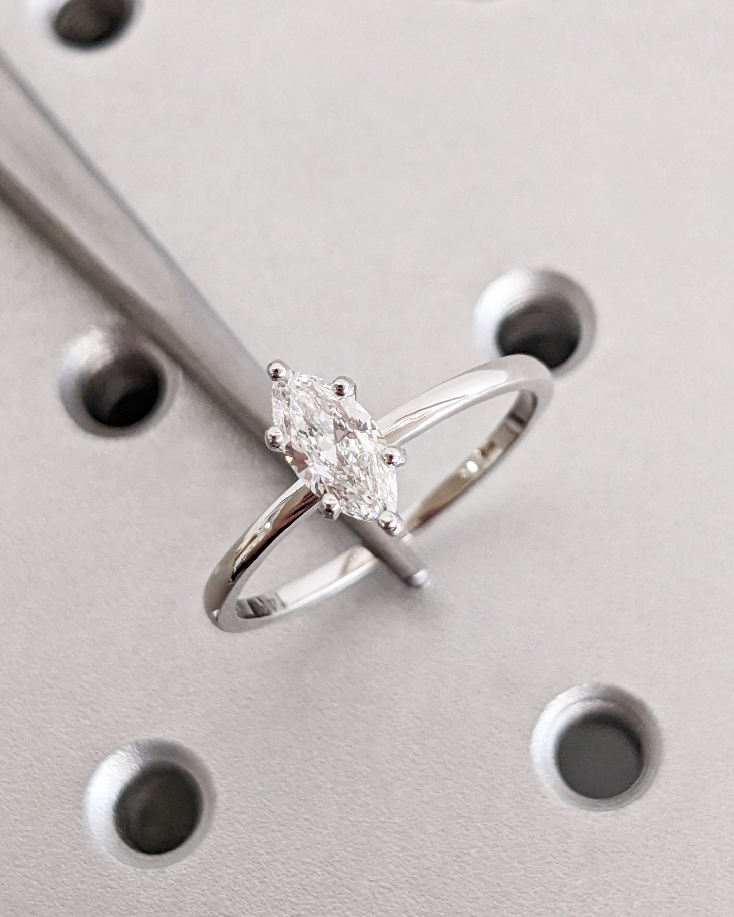 Asscher Three Stones Engagement Ring – 5.75 CT Moissanite Diamond
