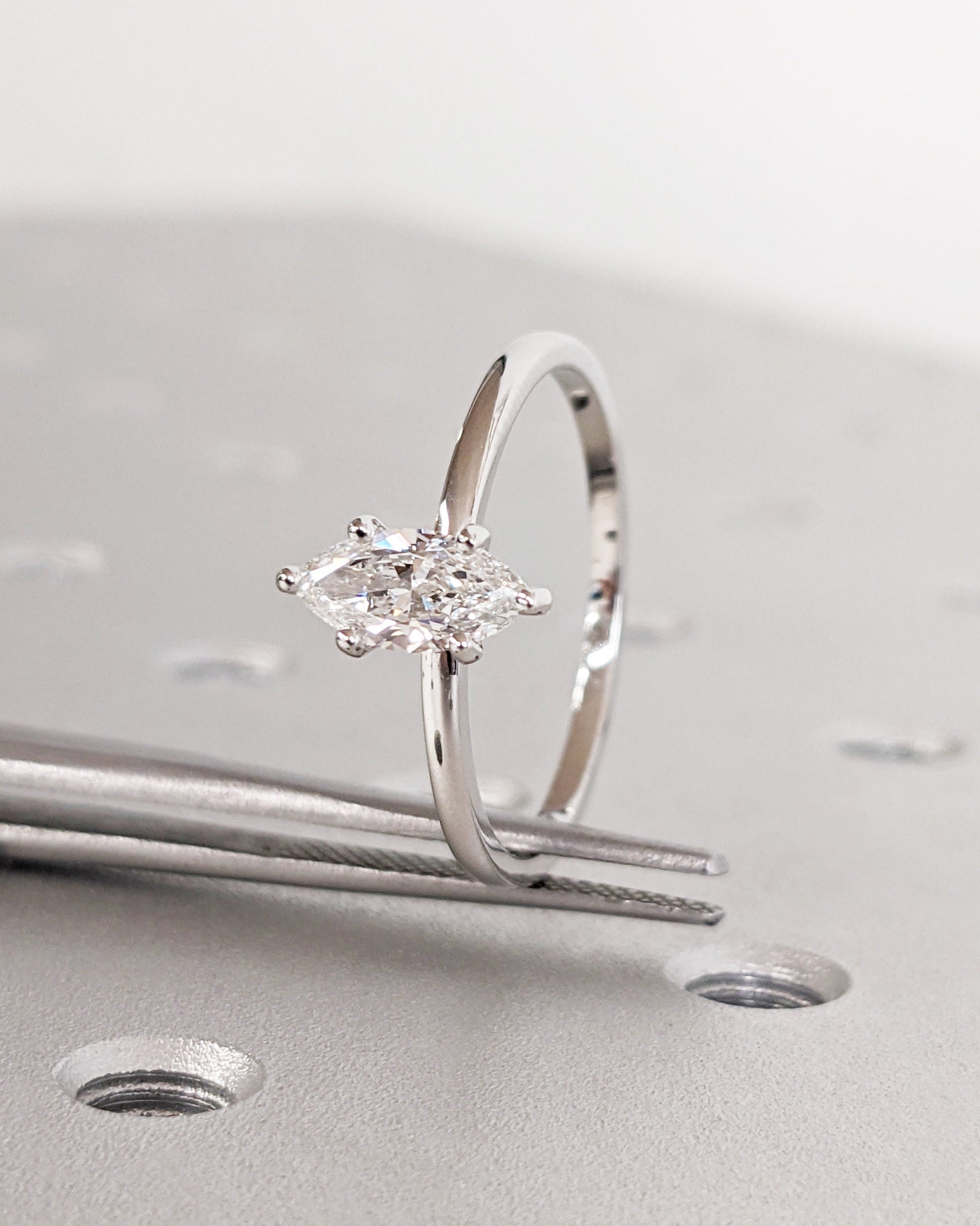Asscher Three Stones Engagement Ring – 5.75 CT Moissanite Diamond