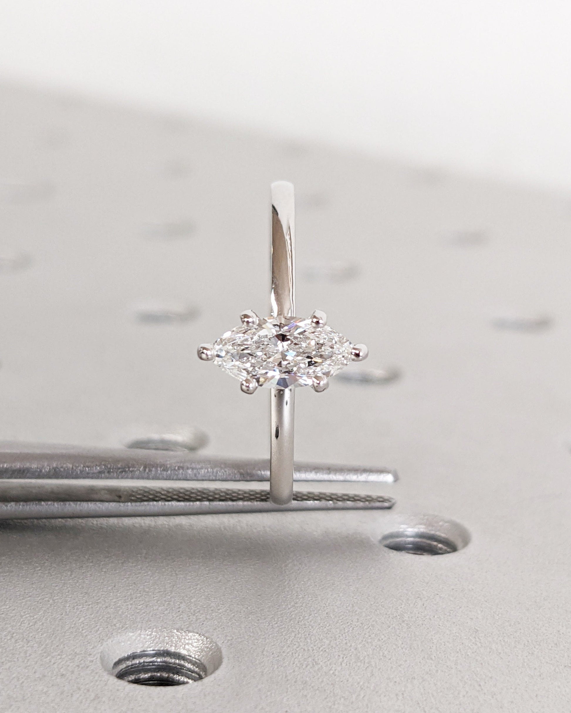 Asscher Three Stones Engagement Ring – 5.75 CT Moissanite Diamond