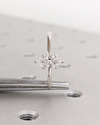 Asscher Three Stones Engagement Ring – 5.75 CT Moissanite Diamond