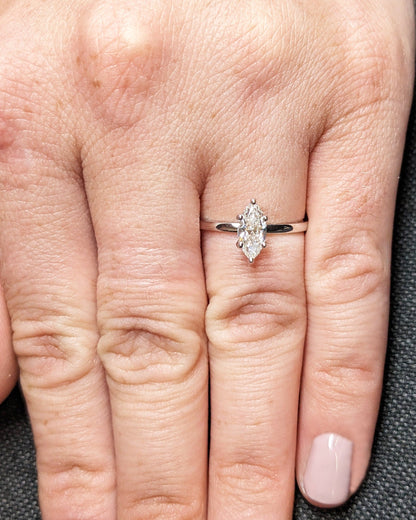 Asscher Three Stones Engagement Ring – 5.75 CT Moissanite Diamond