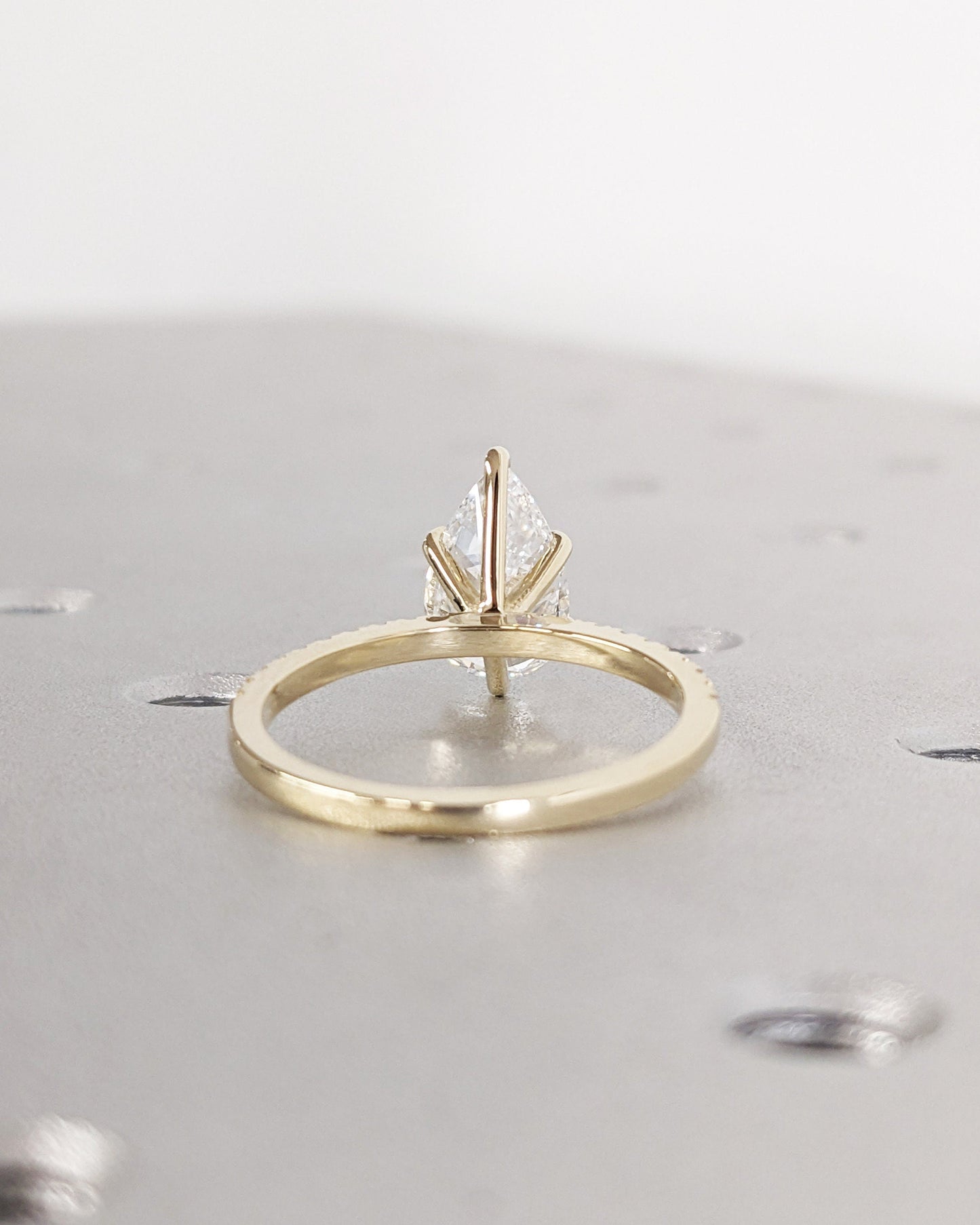 Asscher Three Stones Engagement Ring – 5.75 CT Moissanite Diamond