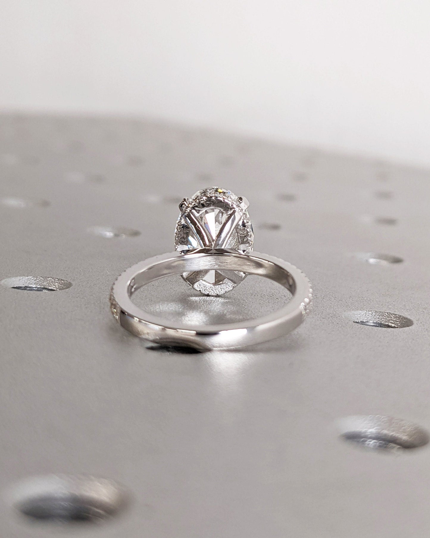 Asscher Three Stones Engagement Ring – 5.75 CT Moissanite Diamond