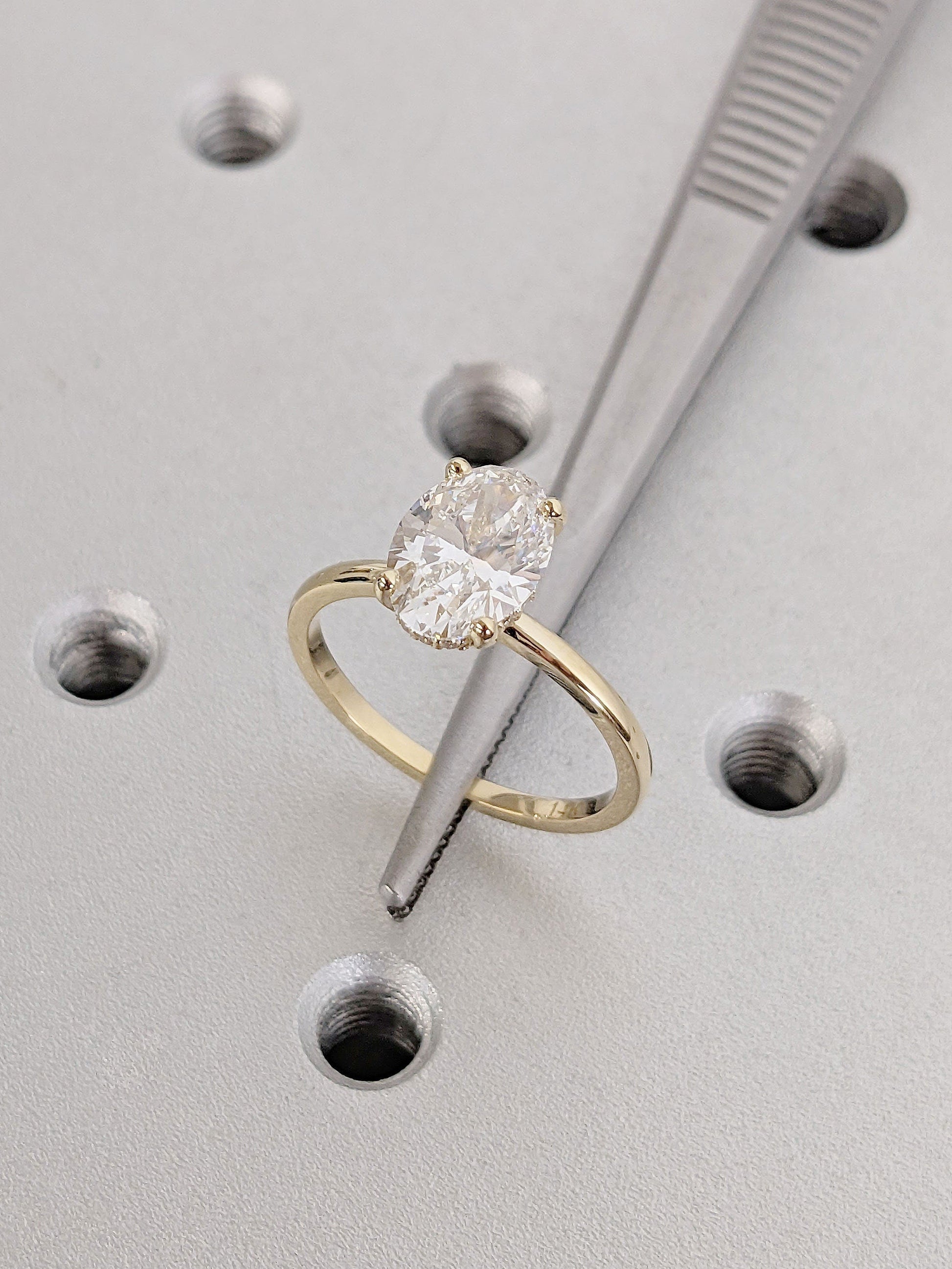 Asscher Three Stones Engagement Ring – 5.75 CT Moissanite Diamond