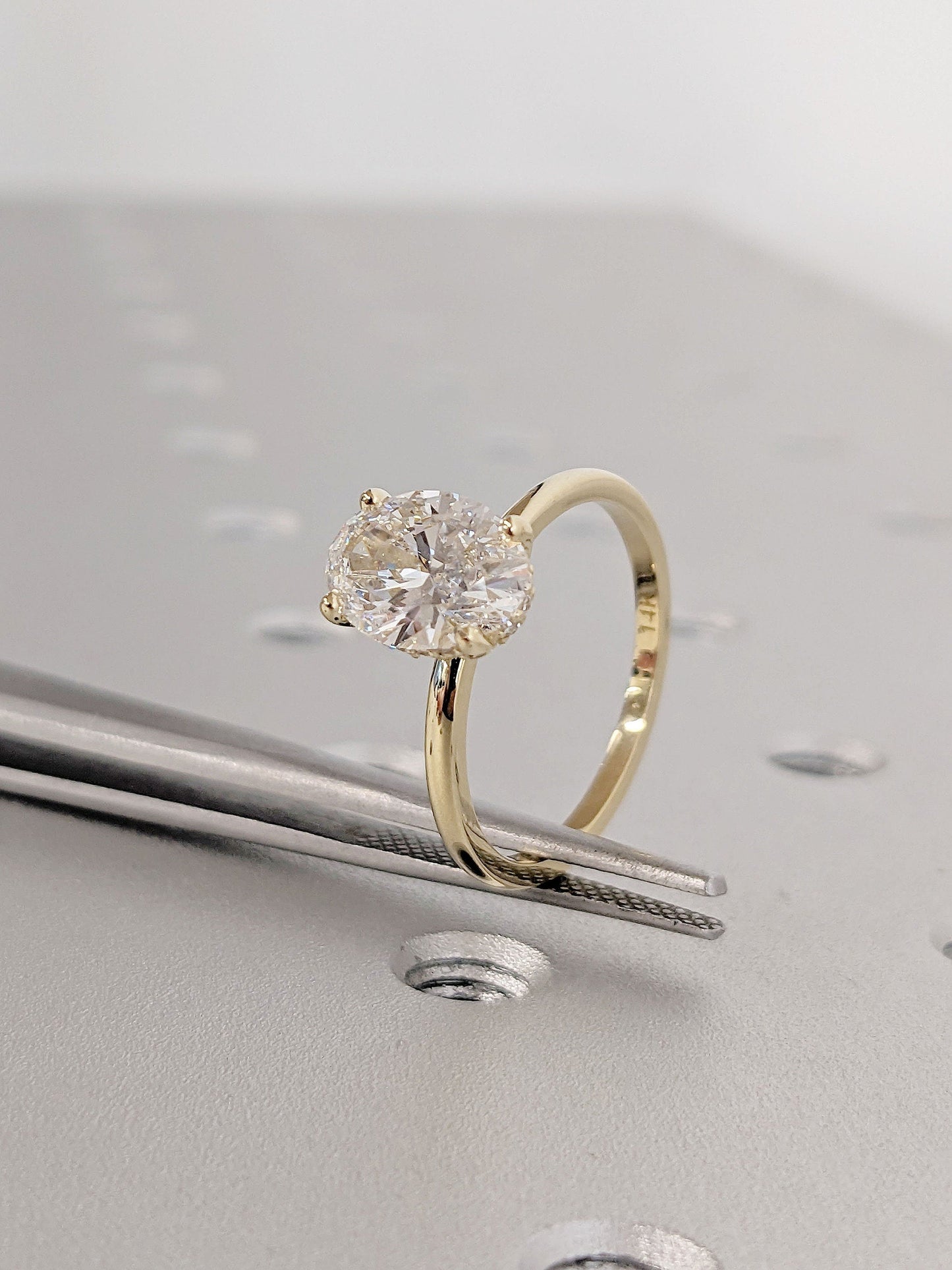 Asscher Three Stones Engagement Ring – 5.75 CT Moissanite Diamond