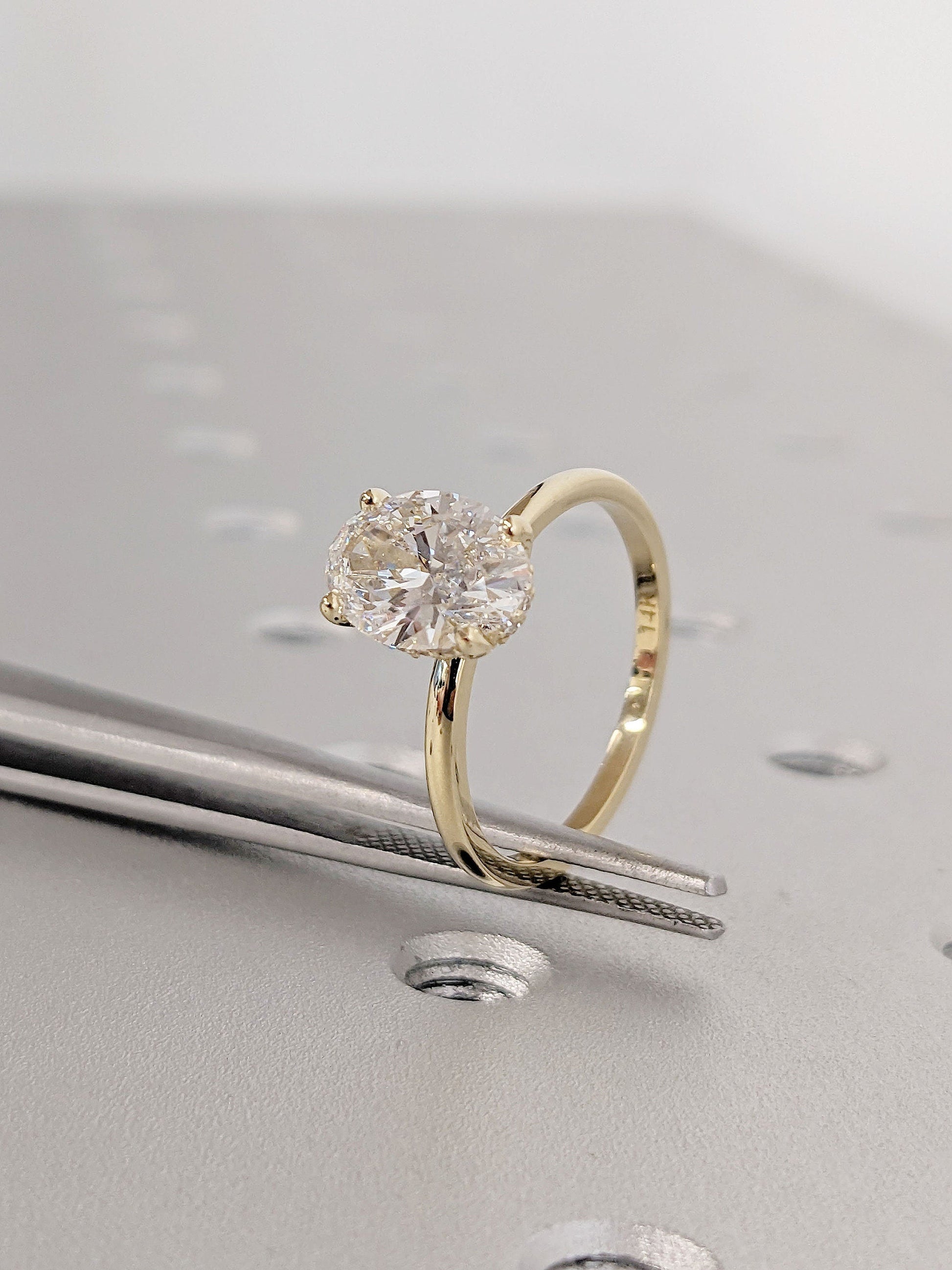 Asscher Three Stones Engagement Ring – 5.75 CT Moissanite Diamond