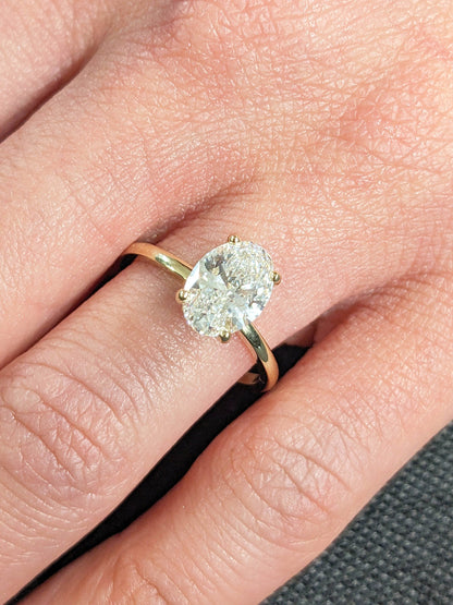 Asscher Three Stones Engagement Ring – 5.75 CT Moissanite Diamond