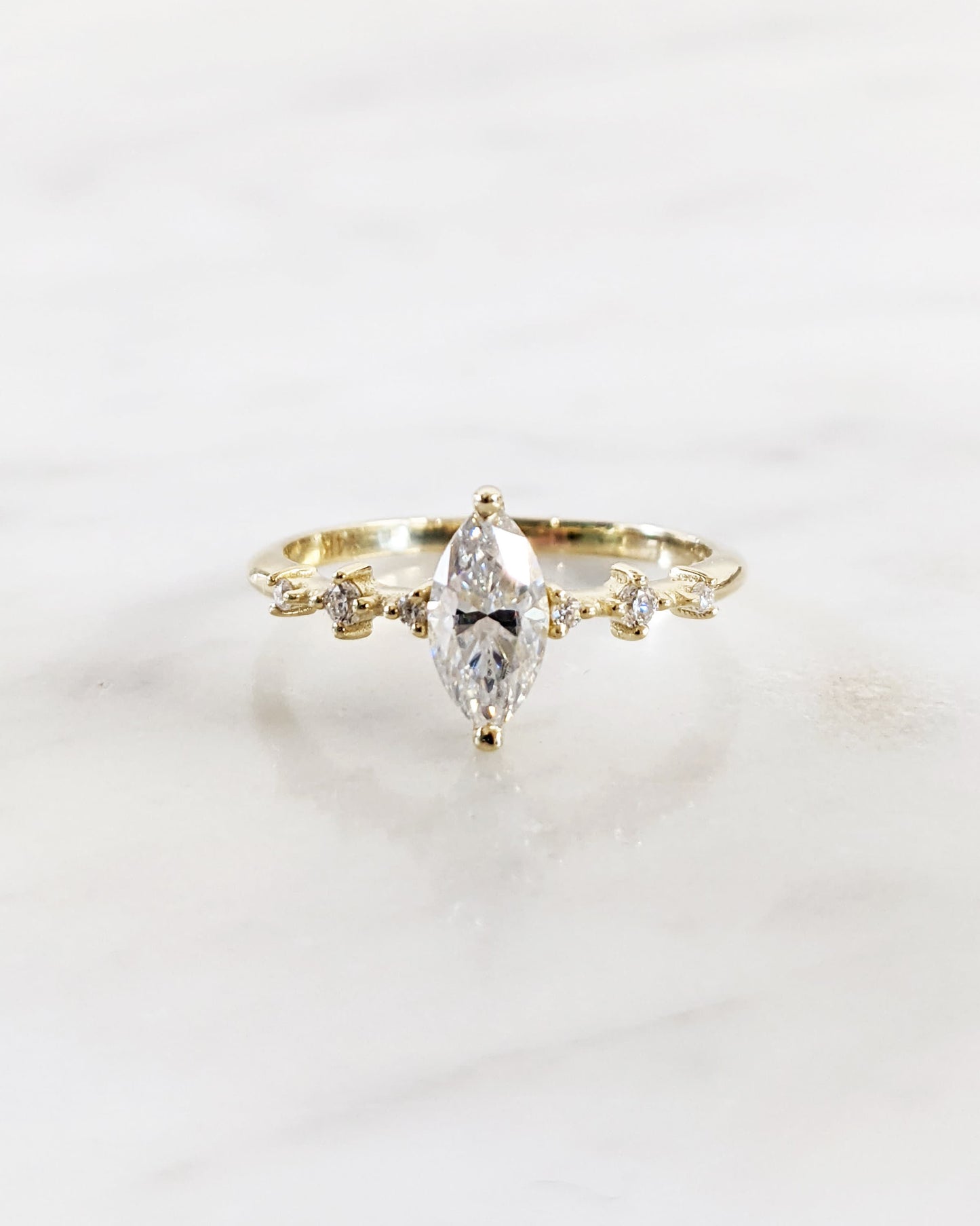 Asscher Three Stones Engagement Ring – 5.75 CT Moissanite Diamond