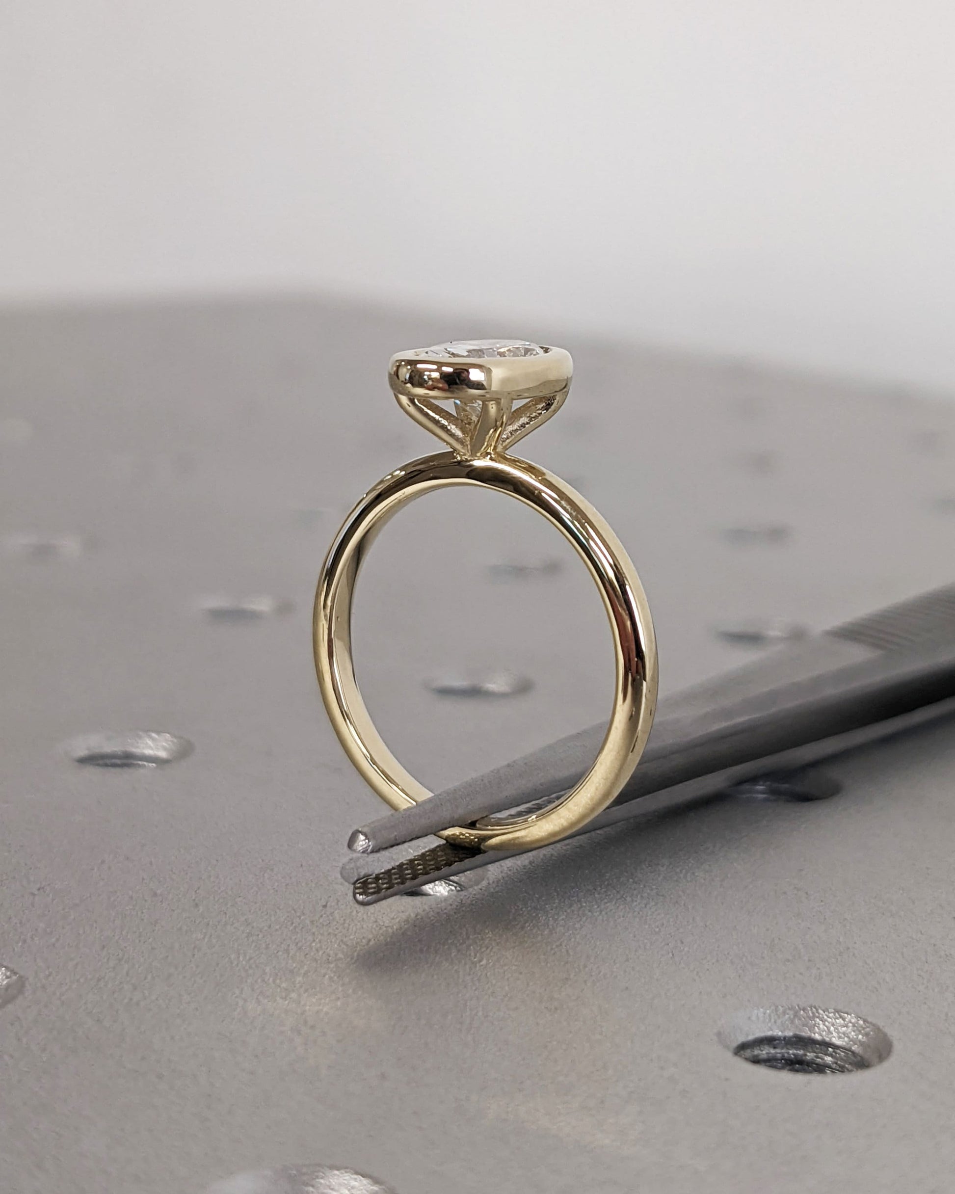 Asscher Three Stones Engagement Ring – 5.75 CT Moissanite Diamond