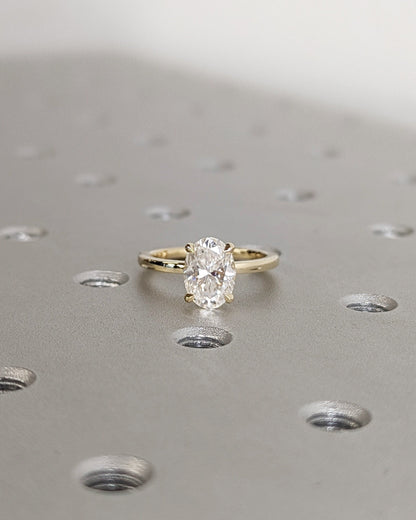 Asscher Three Stones Engagement Ring – 5.75 CT Moissanite Diamond