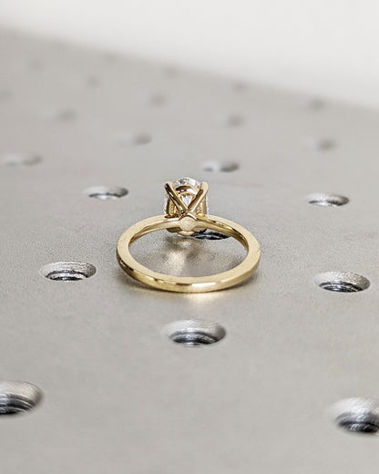 Asscher Three Stones Engagement Ring – 5.75 CT Moissanite Diamond