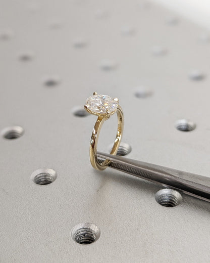 Asscher Three Stones Engagement Ring – 5.75 CT Moissanite Diamond