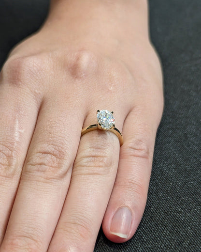 Asscher Three Stones Engagement Ring – 5.75 CT Moissanite Diamond
